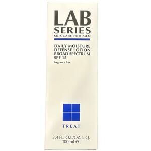 Lab Series Daily Moisture Defense Lotion 3.4 oz/100 ml NIB Broad Spectrum SPF 15